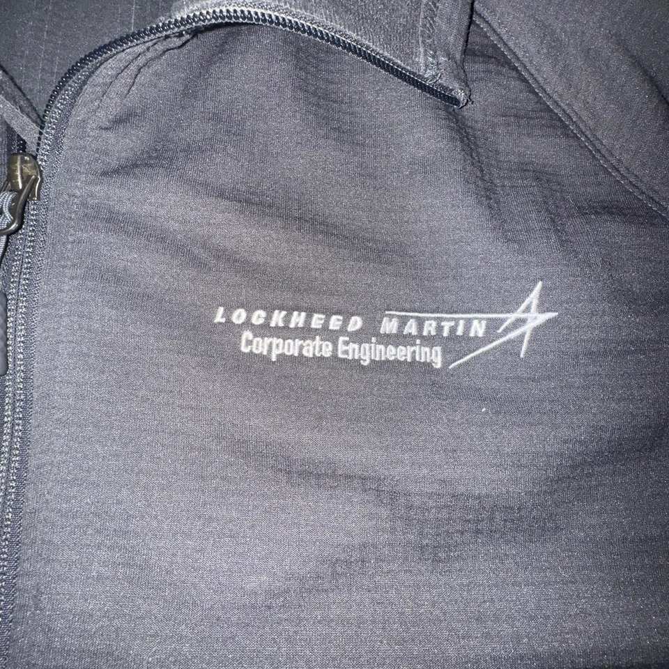 Chaqueta corporativa The North Face Lockheed Martin gris XL logotipo de ingeniería Foto 4 de 4