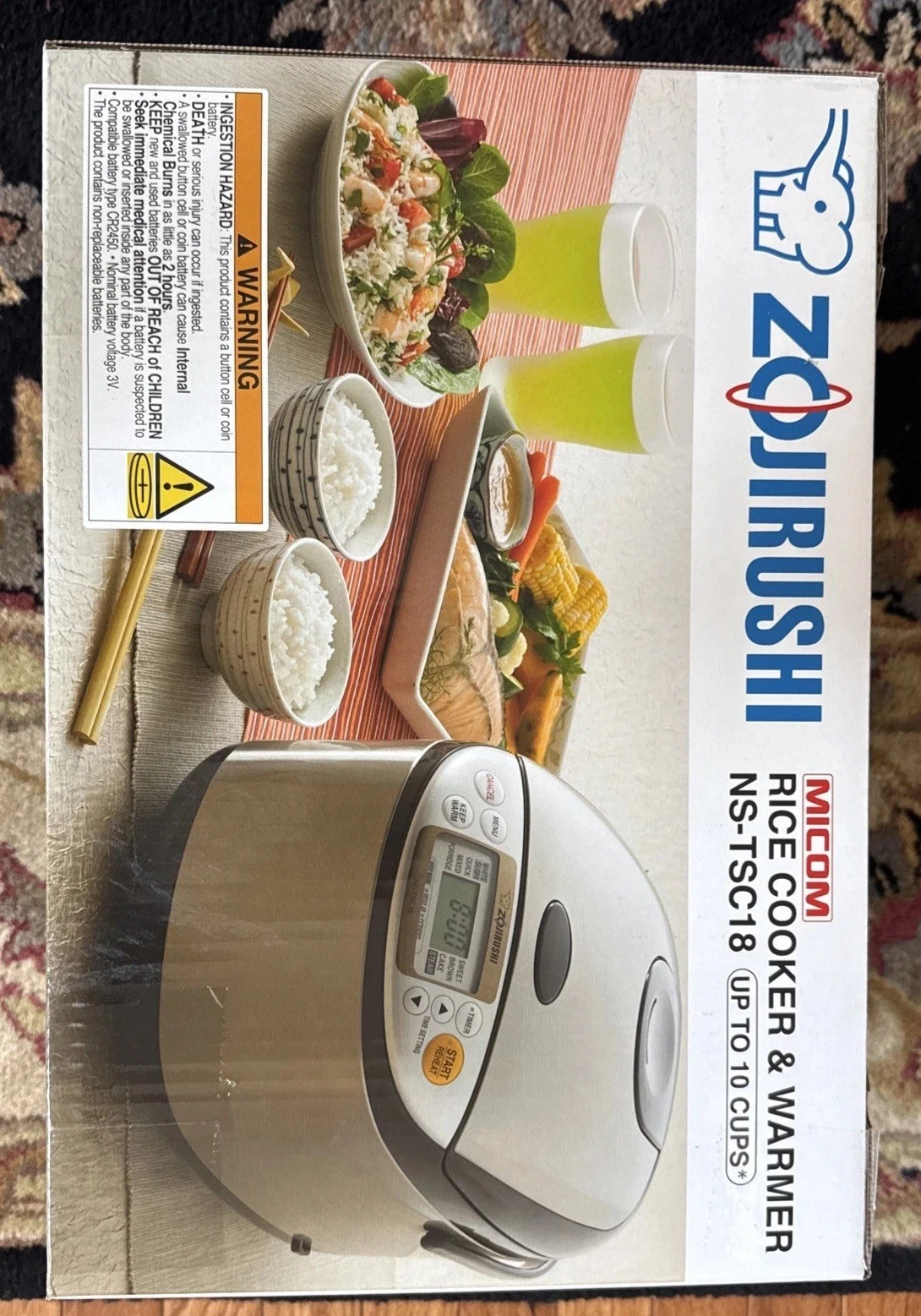 New Zojirushi NS-TSC18 Micom Rice Cooker and Warmer 10-cup Stainless Steel
Opens in a new window or