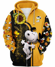 Snoopy 3D Hoodie Zip