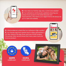 Frameo 10.1 Inch Wifi Digital Picture Frame, Electronic Picture Frame with IP...