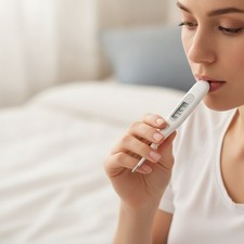 Accurate Digital Thermometer for Kids and Adults  Fever Alert  Memory Recall