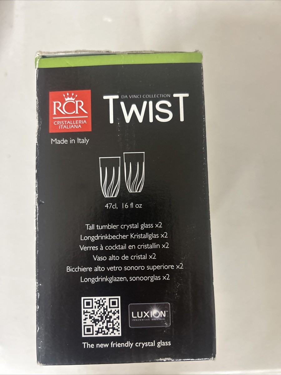NIB* RCR Cristalleria Italiana ( Italian Crystal ) Da Vinci