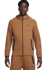 Nike Sportswear Tech Fleece Full Zip Hoodie Light British Tan Sz Lg FB7921-281