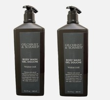 Gilchrist  Soames Warm Oak Body Wash 12oz Set of 2  New 