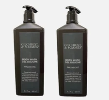 Gilchrist & Soames Warm Oak Body Wash 12oz (Set of 2) (New)
