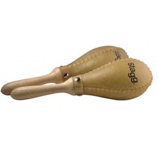 Stagg MSN-4 Jumbo Maracas, Natural Fur