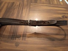 Brown Leather Belt With Buckle 25-1684D 