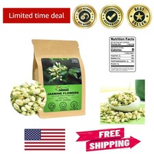 3oz Dried Jasmine Flowers - Antioxidant-Rich Buds for Tea Skin Care