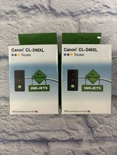 Tri-Color Cannon CL-246XL New Focus TriColor Cartridge Recycled Lot Of 2 Expired