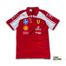 2026 Ferrari F1 Polo Shirt Signed Lewis Hamilton x Charles Leclerc