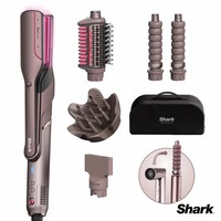 Shark FlexFusion 5-in-1 Hair Styler Wet or Dry Straightener Auto Wrap Curlers