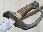 UNMARKED IMPORT ATTIC FRESH M1840 "OLD WRISTBREAKER" CAVALRY SWORD AND SCABBARD