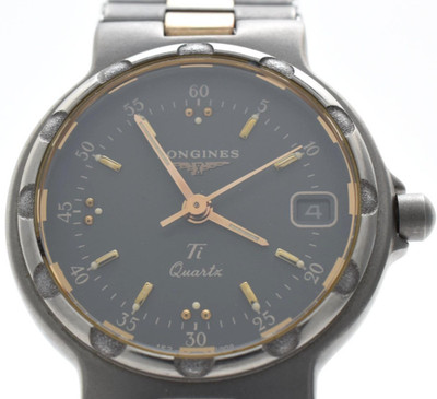 [NEAR MINT] Longines Conquest Ti V.H.P. Goldene Herrenuhr aus JAPAN