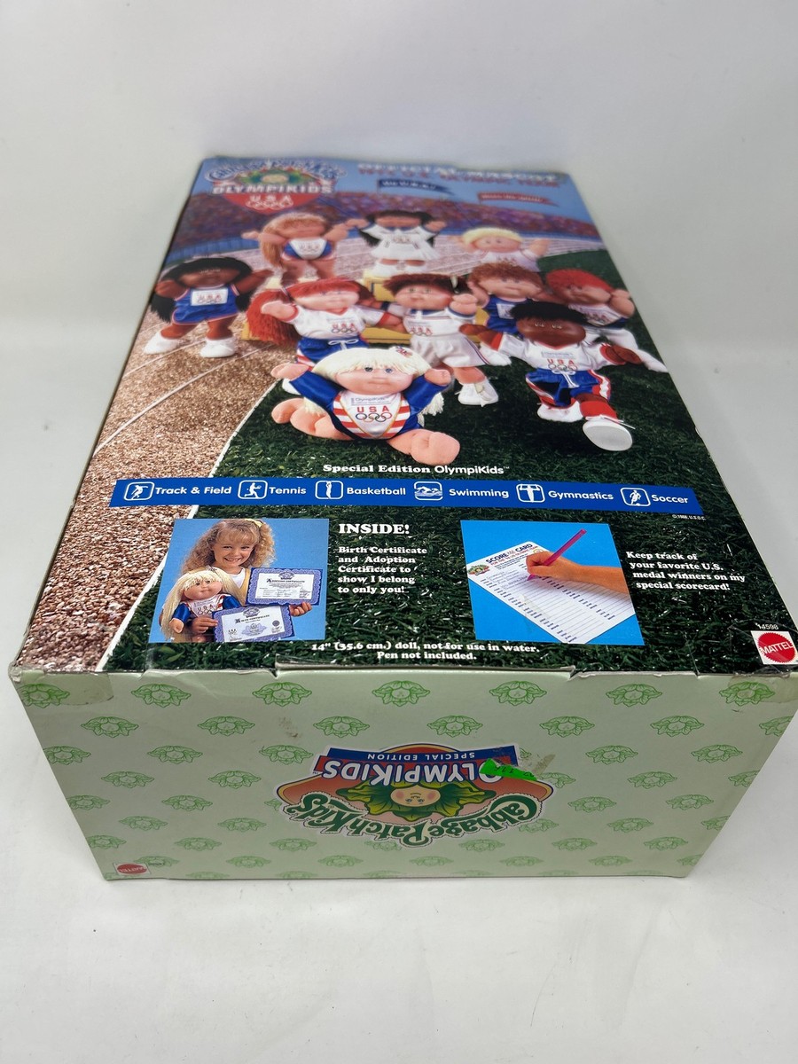 キャベツ人形　オリンピックフィギュアセット　1996年USA Cabbage Patch Kids Olympikids Special Edition Doll Track