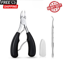 Toenail Clippers for Thick Ingrown Toe Nails Heavy Duty Precision Nail Scissor