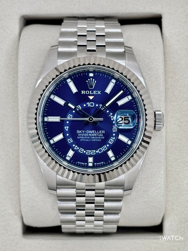 NEW 2026 Rolex Sky-Dweller 42mm 336934 Jubilee Blue Dial