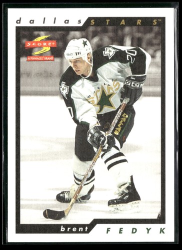 1996 Score Brent Fedyk #191 card