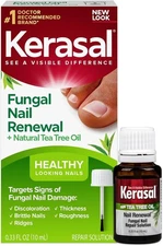 Kerasal Renewal Nail Repair Solution with Tea Tree Oil for Damaged Nails 0.33 oz