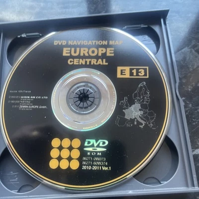 LEXUS DVD ROM 2010-12 VER.1 SAT NAV DISC SATELLITE NAVIGATION EUROPE SET 3 DISCS - Image 1 of 4