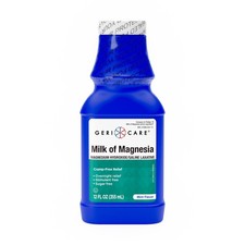 Geri-Care  Magnesium Hydroxide Laxative, 12-ounce Bottle-Case of 12