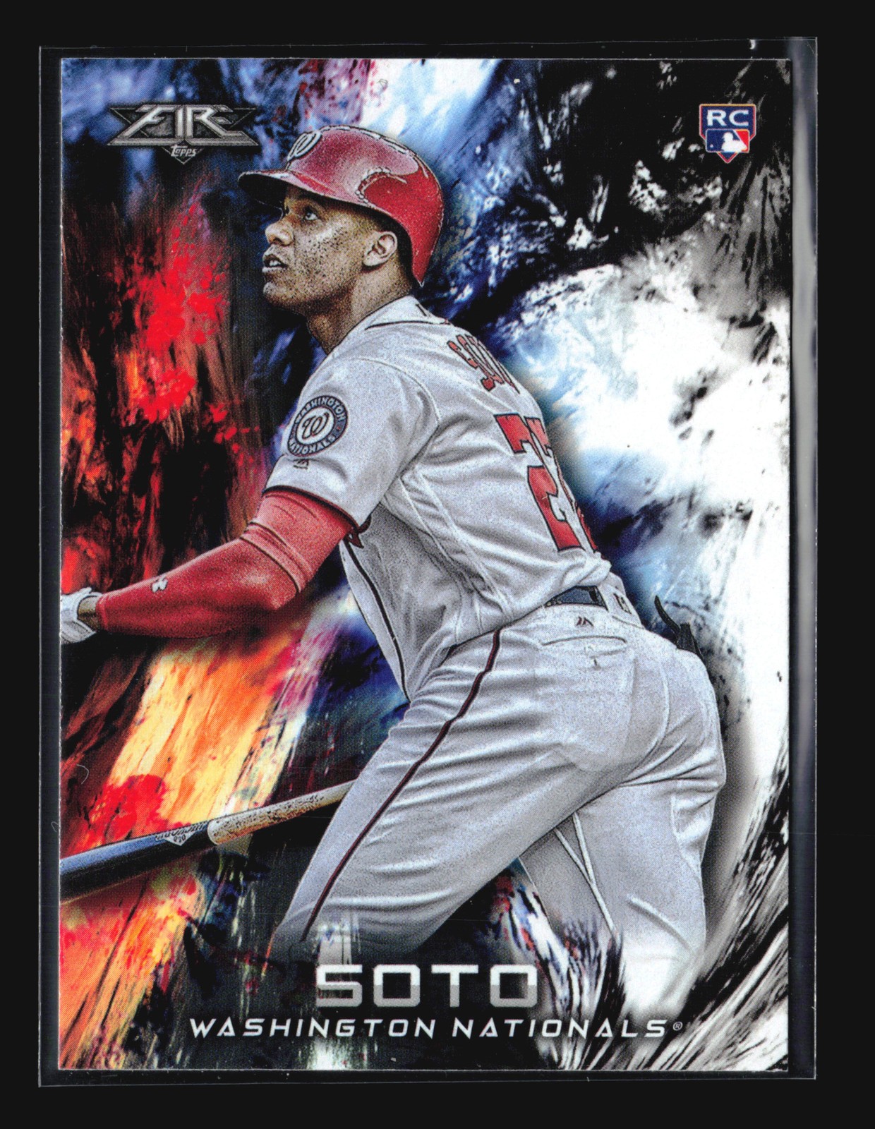 2018 Topps Fire Rookie #181 Juan Soto Washington Nationals RC  SA3-16