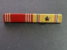 WWII 2 Place Ribbon Bar Good Conduct and  American Defense Pinback