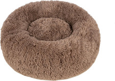 Soft Plush Cute Indoor Dog Bed for Small, Medium, and Large Breeds - Caramel, 20