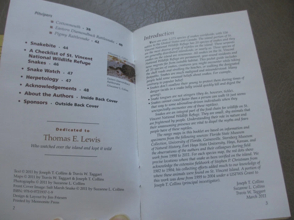 A Pocket Guide to the Snakes of St. Vincent National Wildlife Refuge Florida - Image 2 of 4