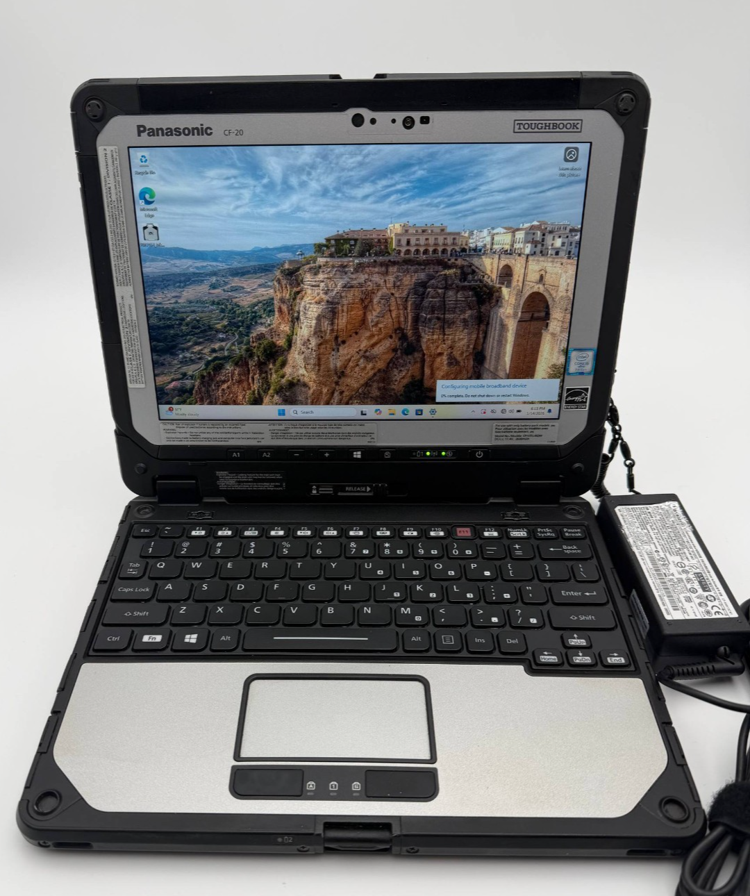 Panasonic Toughbook CF-20 MK2 i5-7th 16GB 256GB LTE/Barcode Reader Windows 11pro