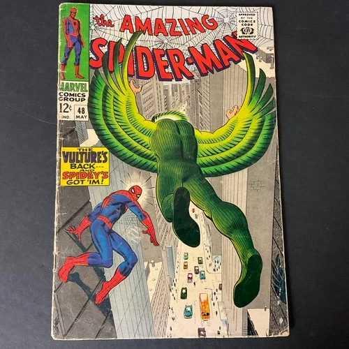 1967 Amazing Spider-Man #48 Silver Age Comic New Vulture G/VG CONDITION!