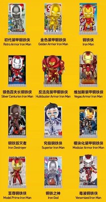 POP MART Marvel Iron Man Series Figures Confirmed Blind Box Doll