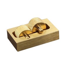 Oil Box Gold Pure Copper DIY Hand-Sewn Leather Tool Roller J4K17856