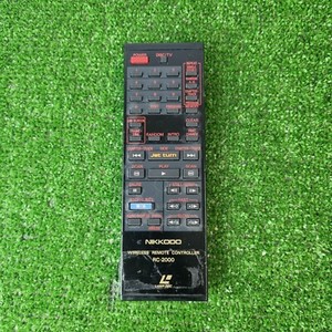 Original Nikkodo RC-2000 Laserdisc CD CD CDV Fernbedienung für Laser Disc Player