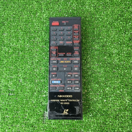 Original Nikkodo RC-2000 Laserdisc CD CD CDV Fernbedienung für Laser Disc Player