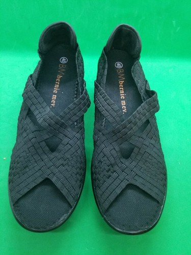 BERNIE MEV LILIA NEGRA SANDALIA MARY JANE ZAPATOS DE MUJER TALLA 40 EE. UU. 9-9.5 - Imagen 11 de 12