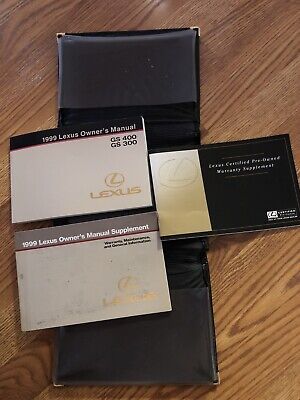 Original 1999 Lexus GS 300 GS 400 Owners Manual Book Set Free Shipping