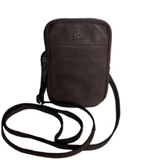 Harbour 2nd Benita Chocolate Brown Genuine Leather Crossbody Belt Bag  NEW