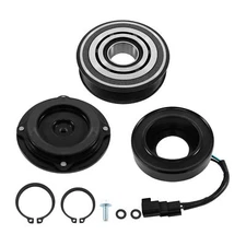 A/C AC Compressor Clutch Kit Pulley Coil Fit For 2011-2015 Ford Explorer 3.5 L