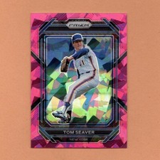 2023 Panini Prizm #257 TOM SEAVER • Pink Refractor • New York Mets