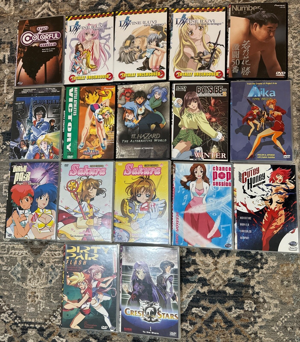COLORFUL (DVD 2003) Cult & 16 More Classic ANIME DVD Lot - Set