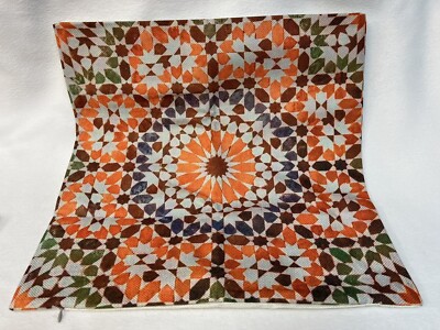 Colorful Floral Mandala Abstract Boho Vintage Throw Pillow Cover Home Decor 18 