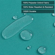 100 Waterproof Canvas Fabric By the Yard 310gsm/1200D Marine Upholstery Cloth