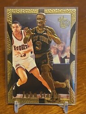 1995-96 Topps MB Embossed Base Basketball Gold Foil Parallel #66 John Starks