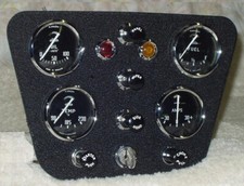Triumph Tr3 Tr3a Center Instrument Panel Wall Gauges Switches Show Quality