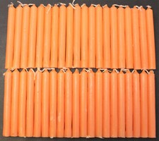 40 Mini 4" Chime Spell Candles: Orange Wicca, Altar, Ritual 2 x 20