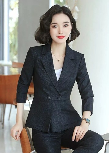 Costume Femme Élégant Tailleur Slim
