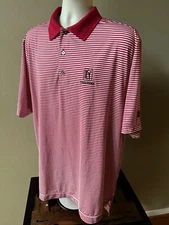 FootJoy TPC Craig Ranch Golf Polo Shirt (XL) Maroon