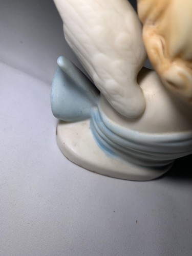 Pair of Vintage Arco Japan Bisque like Angels 4 1/2” tall - Picture 8 of 11