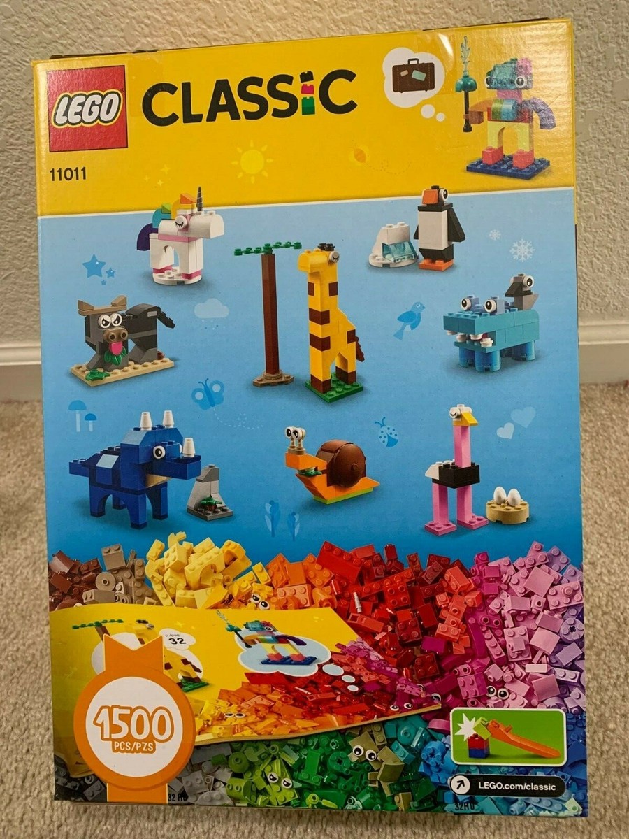 New LEGO Classic Bricks and Animals 11011 Creative Building Set