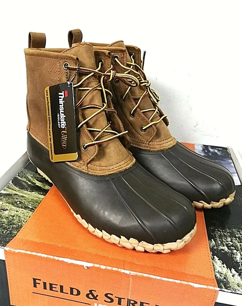 Field Stream Men s 400G Insulation Merrimack Duck Boots Size 10 0D B5